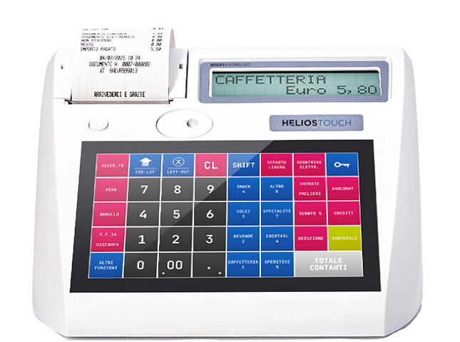 Axon Micrelec Helmac Pc Touch e Software gestionali